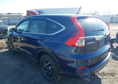 2016 Honda Cr-V Se из США, поврежденный, VIN 2HKRM3H40GH506400